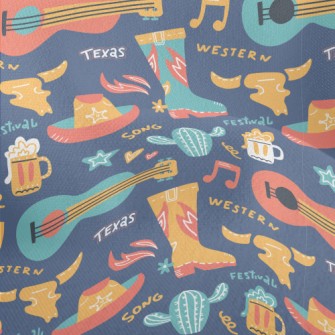 Western Cowboy Guitar Lightweight Performance Linen
