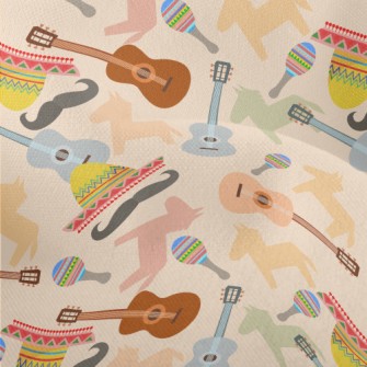Mexican Mustache Guitar Lightweight Performance Linen