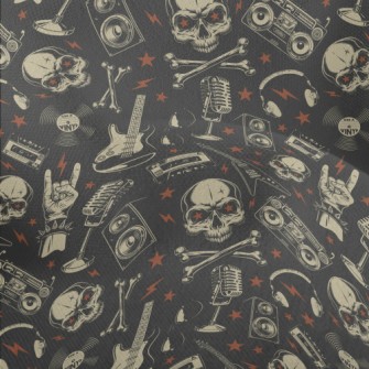 Rock Star Skull Lightweight Performance Linen