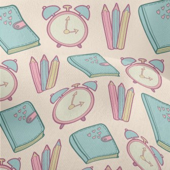 Alarm Clock Book And Pen Lightweight Performance Linen