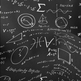 Mathematical Formula Lightweight Performance Linen