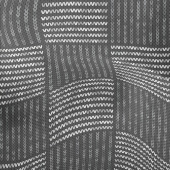 Horizontal Strip Knitting Lightweight Performance Linen