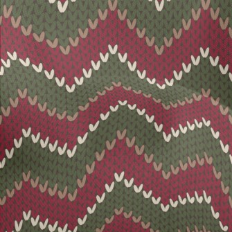 Wavy Tricolor Knit Lightweight Performance Linen