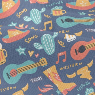 Western Cowboy Guitar Modern Jersey