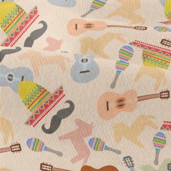 Mexican Mustache Guitar Modern Jersey