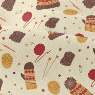 Handmade Fur Hat Gloves Modern Jersey