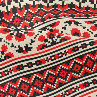 Ethnic Style Knitting Modern Jersey