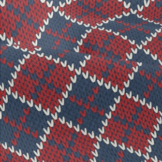Plaid Love Knitted Modern Jersey