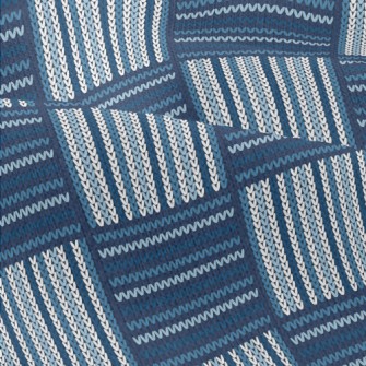 Checkered Ethnic Knit Modern Jersey