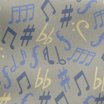 Note Symbol Jersey Backed Fleece