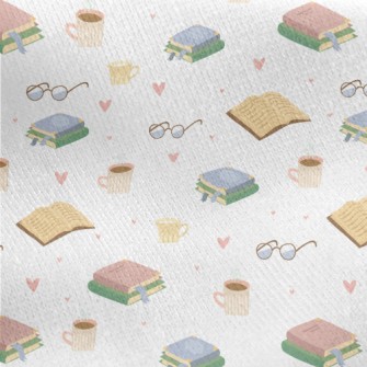 Afternoon Tea Reading Time Jersey Backed Fleece