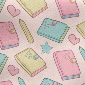 Love Notebook Jersey Backed Fleece