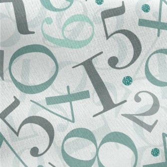 Arabic Numerals Jersey Backed Fleece