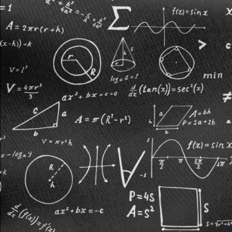 Mathematical Formula Jersey Backed Fleece