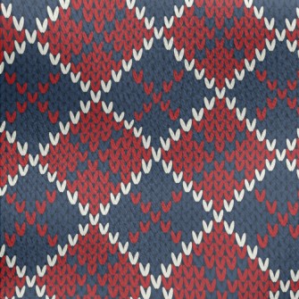 Plaid Love Knitted Jersey Backed Fleece