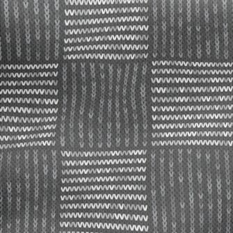 Horizontal Strip Knitting Jersey Backed Fleece