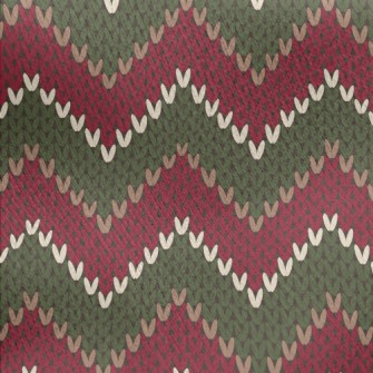 Wavy Tricolor Knit Jersey Backed Fleece