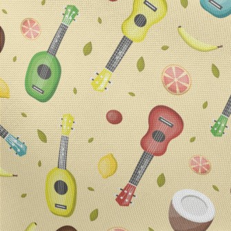 Coconut And Ukulele Pongee