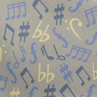 Note Symbol Pongee