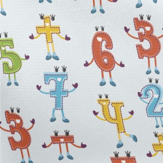 Funny Number Symbols Pongee