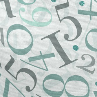 Arabic Numerals Pongee