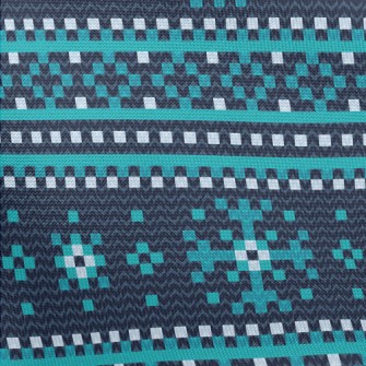 Knitted Snowflakes Pongee