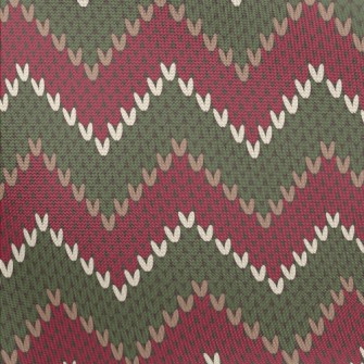 Wavy Tricolor Knit Pongee
