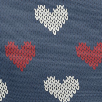 Valentine's Day Heart Knit Pongee