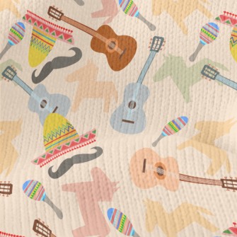 Mexican Mustache Guitar Stretch Jersey