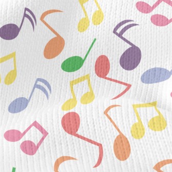 Colorful Notes Stretch Jersey