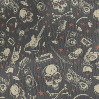 Rock Star Skull Stretch Jersey