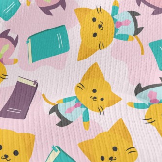 Book Cat Teacher Stretch Jersey