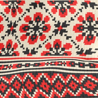 Ethnic Style Knitting Stretch Jersey