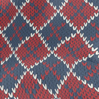 Plaid Love Knitted Stretch Jersey