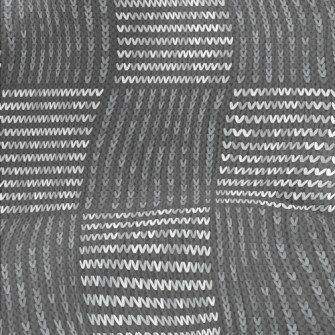 Horizontal Strip Knitting Stretch Jersey