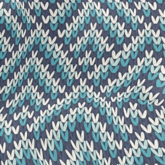 Diamond Wool Knit Stretch Jersey