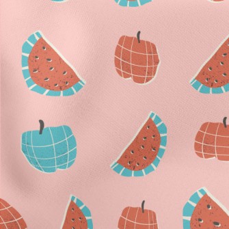 Play With Plaid Watermelon Lightweight Cotton Poplin