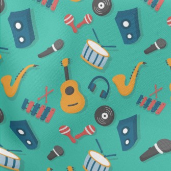 Microphones And Musical Instru Lightweight Cotton Poplin