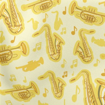 Trumpet Saxophone Lightweight Cotton Poplin