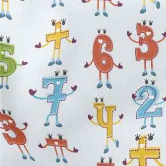 Funny Number Symbols Lightweight Cotton Poplin