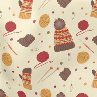 Handmade Fur Hat Gloves Lightweight Cotton Poplin