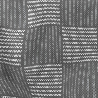 Horizontal Strip Knitting Lightweight Cotton Poplin