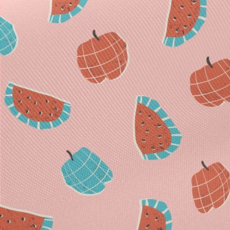 Play With Plaid Watermelon Midweight Cotton Poplin