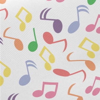 Colorful Notes Midweight Cotton Poplin