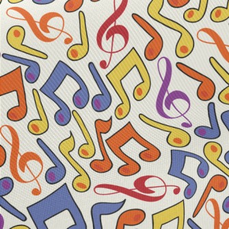 Colorful Pen Graffiti Notes Midweight Cotton Poplin