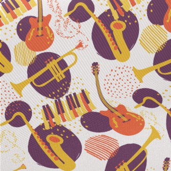 Jazz Instrument Midweight Cotton Poplin