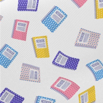 Color Dot Notebook Midweight Cotton Poplin