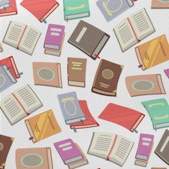 Different Kinds Of Books Midweight Cotton Poplin