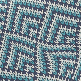 Diamond Wool Knit Midweight Cotton Poplin