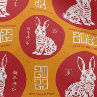 Beautiful Art Rabbit Chiffon